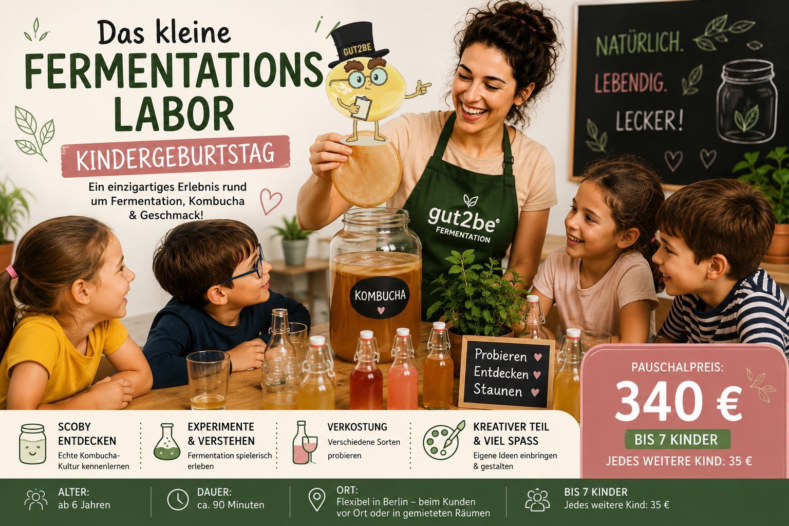Das kleine Fermentationslabor – Kindergeburtstag